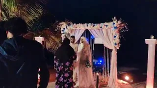 свадьба на острове Хулхумале на Мальдивах