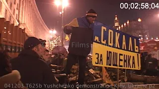 Orange Revolution | Demonstrations | Kiev, Ukraine | Part 2 (T625b)