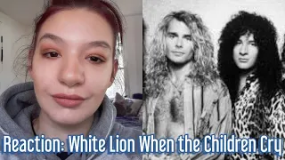 Reaction: White Lion When the Children Cry