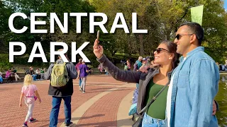 NEW YORK CITY Walking Tour [4K] - CENTRAL PARK - Fall Season Walk