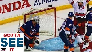 GOTTA SEE IT: Hurricanes Stun Islanders With Two Goals In 48 Seconds