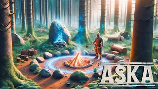 Aska Gameplay | Craft A Viking Settlement | First Look