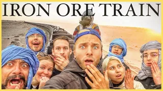 We Hitchhiked The IRON Ore Train in Mauritania 🇲🇷 (so dangerous!)