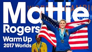 Mattie Rogers 🇺🇸 Warm Up Area 2017 World Weightlifting Championships (All Lifts)