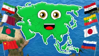Every Country in Asia - Geography & Capitals | Countries of the World
