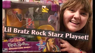 2005 Lil Bratz Rock Starz Dolls Backstage Bash Playset – Unboxing & Review