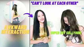 Painfully *AWKWARD* interaction between Minji and NMIXX’s Sullyoon