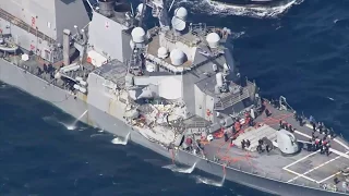 Vor Korea: US-Zerstörer USS Fitzgerald kollidiert mit Frachter - Sieben Vermisste