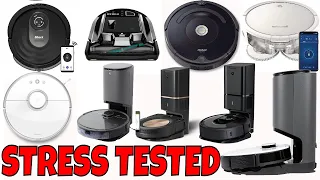 10 Robot Vacuums STRESS TESTED - Which one Cleans the BEST? iRobot Roborock Bissell Shark Deebot ETC