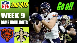 Chicago Bears vs Saints WEEK 9 FULL 2nd QTR (11/05/23) | NFL Highlights 2023
