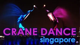 Шоу танцующих кранов, Сингапур, остров Сентоза. Crane dance Sentosa singapore. Сам Себе Турагент