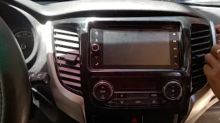 Mitsubishi strada (HOW TO REMOVE HEAD UNIT/CAR STEREO)