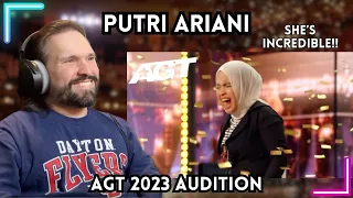 First Time Reacting To Putri Ariani America's Got Talent Audition | GOLDEN BUZZER from Simon Cowell