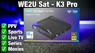 WE2USat K3 Pro Android TV Box Review