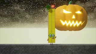 Fan-made Numberblocks are counting to twenty until Halloween.