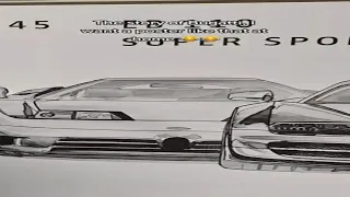 How To Draw a bugatti atlantic🔥🔥🔥|#bugatti atlantic#shorts