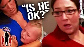 Toddler Falls Down The Stairs | Supernanny