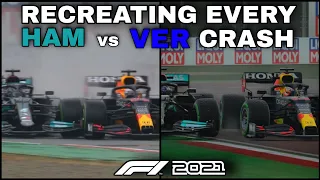 Recreating Every Hamilton and Verstappen Crash in F1 2021