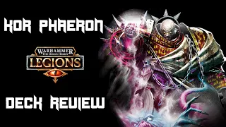 LORE-ACCURATE WORD BEARERS - Kor Phaeron Deck Review || The Horus Heresy: Legions