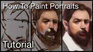 Portrait Painting Tutorial | Joaquín Sorolla Paint Along