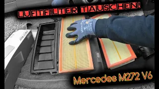 Luftfilter tauschen am Mercedes W251 M272 R-Klasse