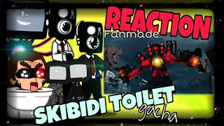 ☆||  Skibidi toilet (gacha) react to Fanmade Skibidi Toilet ||☆🚽🚽🪠🪠🤣📺•ANIMATION