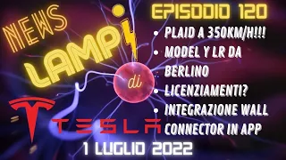 Incredibile Plaid! Model Y LR da Berlino, Licenziamenti? Wall Connector da App⚡️Lampi di Tesla 120