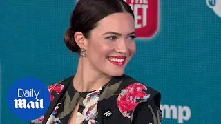 Mandy Moore glows at Ralph Breaks the Internet premiere