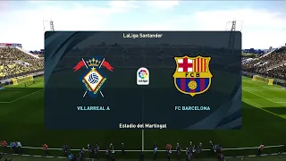 PES 2021 - VILLARREAL vs BARCELONA | La Liga 21/22 Matchday 10 | PC Gameplay | [4K]