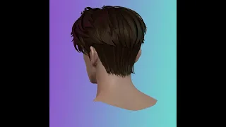 Game Hair - Stylized Male Hairstyle V6