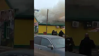 Пожар в Минусинске! 20.03.2020
