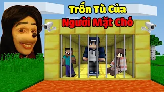 bqThanh Thử Thách Vượt Ngục Nhà Tù Của NGƯỜI MẶT CHÓ Cùng Ốc Và Bé Noob Trong Minecraft