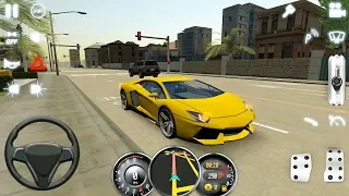 Driving School Simulator #10 Yellow Lamborghini - Android Gameplay FHD