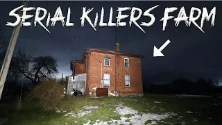 ABANDONED HAUNTED SERIAL KILLERS FARM (GHOST CAUGHT IN WINDOW)