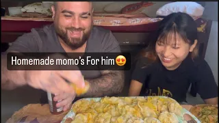 Momo’s Mukbang and Tutorial on how to make pork steam momos