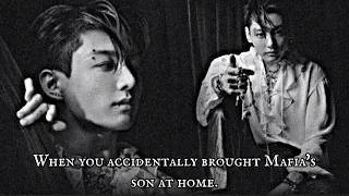 When you accidentally brought Mafia's Son at home. (Jungkook Oneshot)