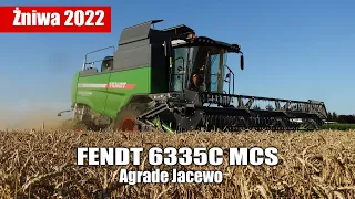 FENDT 6335C MCS - żniwa 2022 w Agrade Jacewo