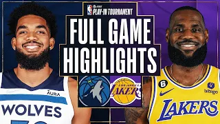 Los Angeles Lakers vs. Minnesota Timberwolves | FULL GAME HIGHLIGHTS | April 11, 2023 | NBA Play-In