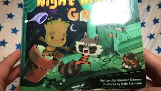 Reading “Night Night, Groot” Marvel for Kids