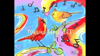 HOW to PAINT Cardinals Sing for Love, Episode 17, 2024