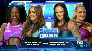 Naomi & Aliyah vs Shayna Baszler & Natalya (Women's Tag Team - Full Match)