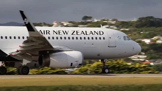 5 Minute planespotting compilation | Wellington Airport