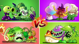 Team Plants Vs Team Zombies - Which Team Plant's Best? - PvZ 2 Tournament