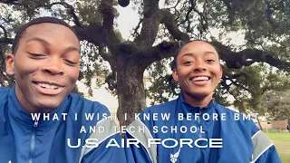 WHAT I WISH I KNEW BEFORE GOING TO BMT AND TECH SCHOOL|AIR FORCE EXPERIENCE 2023