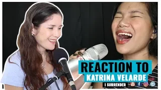 Vocal Coach Reacts to Katrina Velarde "I Surrender" (One Take Cover Sessions)