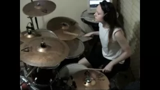 Slayer - Angel of Death (drum cover by Tamara)