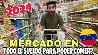 Cuanto cuesta hacer mercado en Venezuela actualmente?