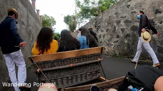 Monte Toboggan Wicker Sledges in Madeira Island | Full ride