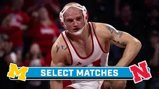 Select Matches: Michigan at Nebraska | Big Ten Wrestling | Feb. 9, 2024