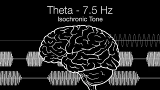 'Creativity & Flow State' Theta Isochronic Tone - 7,5Hz (1h Pure | 432Hz Base)